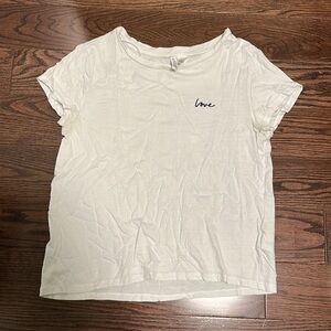 Divided White T shirt - Size M